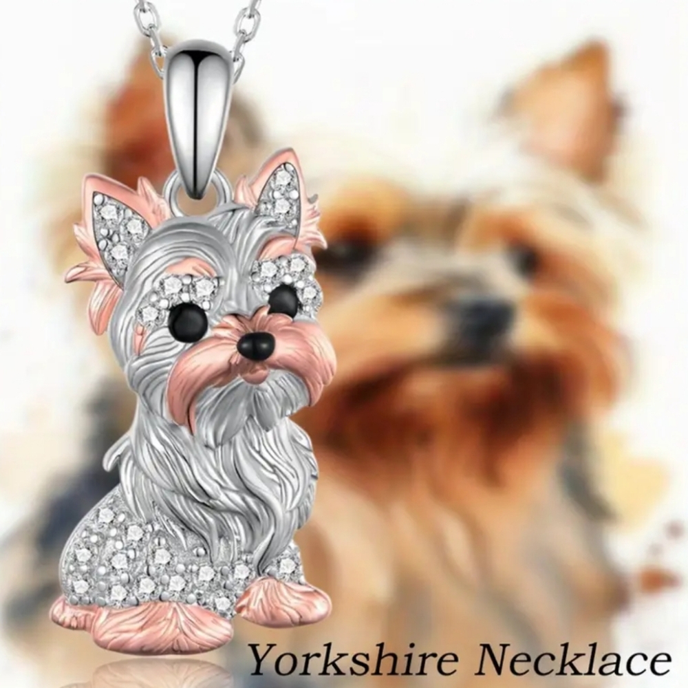 NEW! Forever Yorkie Keychain/Bag 🎒👜 Charm & Jewelry Pendant 📿 ~ 🐾 🐕